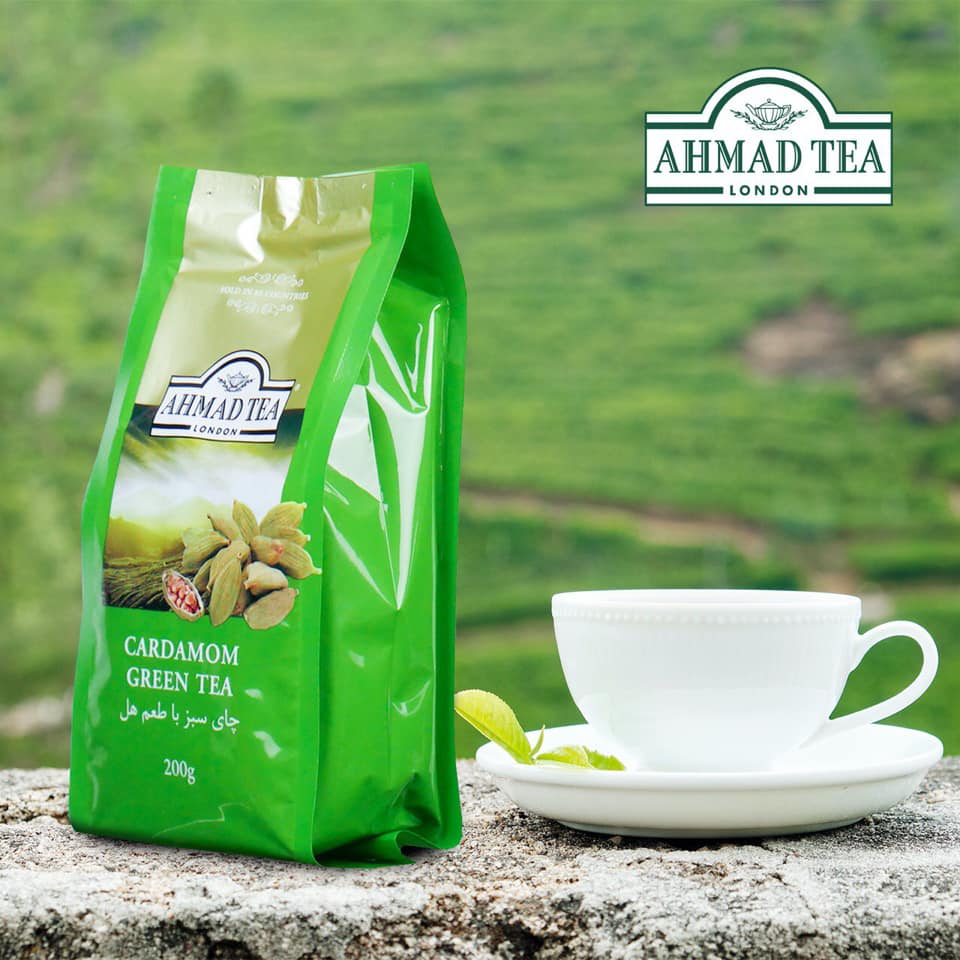 Ahmed Tea Cardamom (Elaichi) Green Tea 200gm