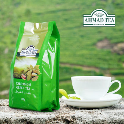 Ahmed Tea Cardamom (Elaichi) Green Tea 200gm