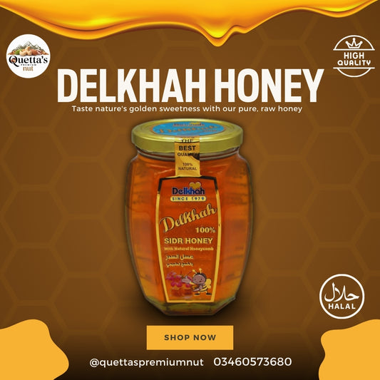 NATURAL DELKHAH HONEY (SHEHAD) 1kg