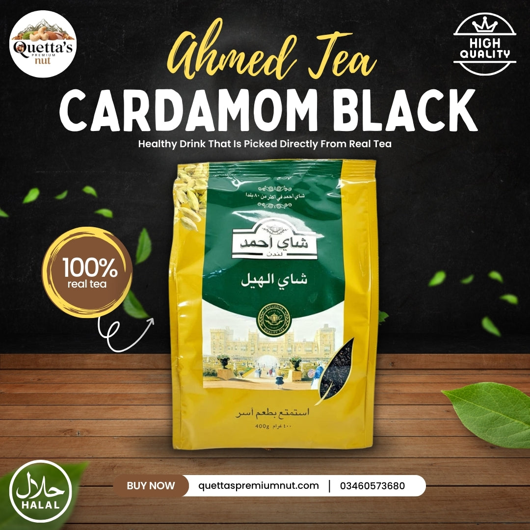 Ahmed Tea Cardamom (Elaichi) Black Tea 400gm