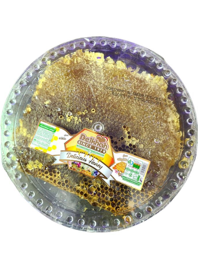 NATURAL DELKHAH COMB HONEY (SHEHAD) 1kg